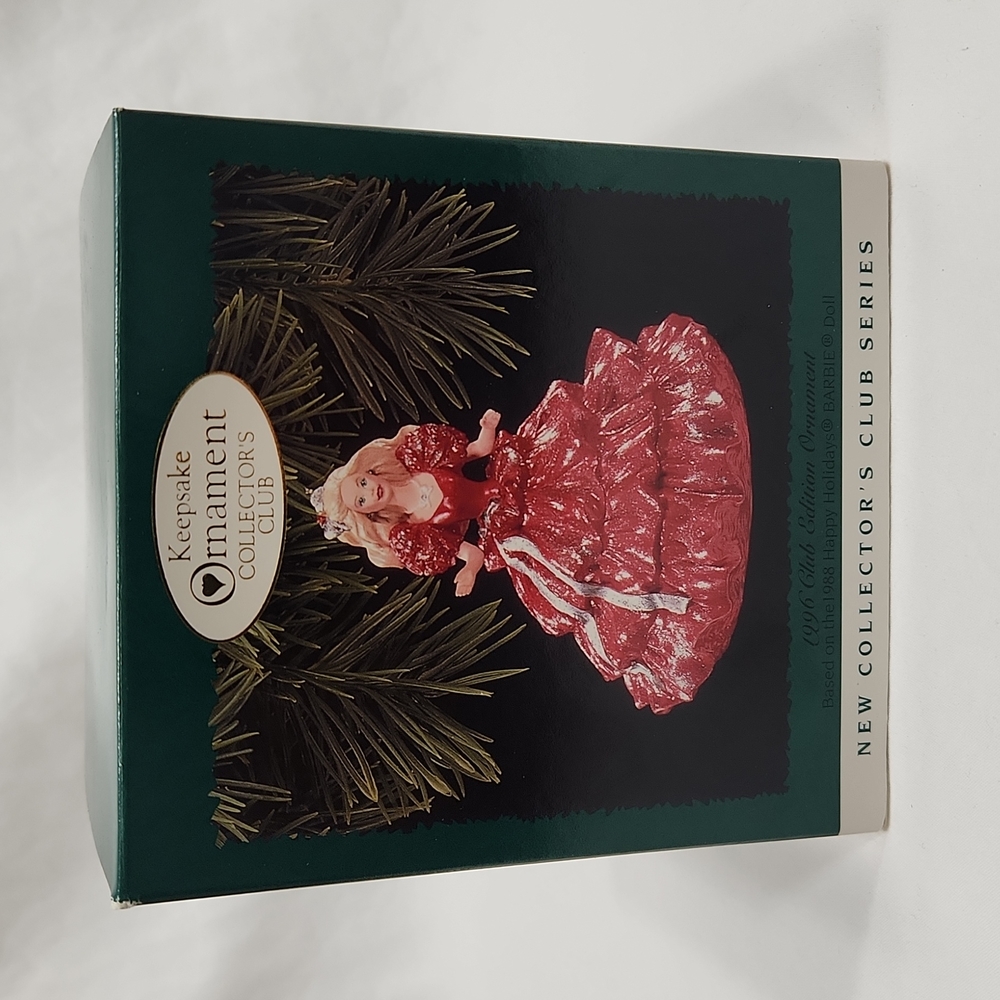 Hallmark Holiday Barbie Ornament 1988